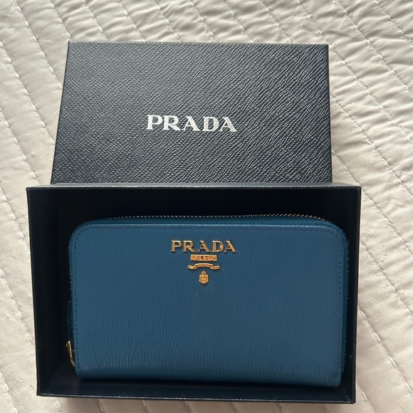 Prada Saffiano Leather Wallet - Picture 1 of 9